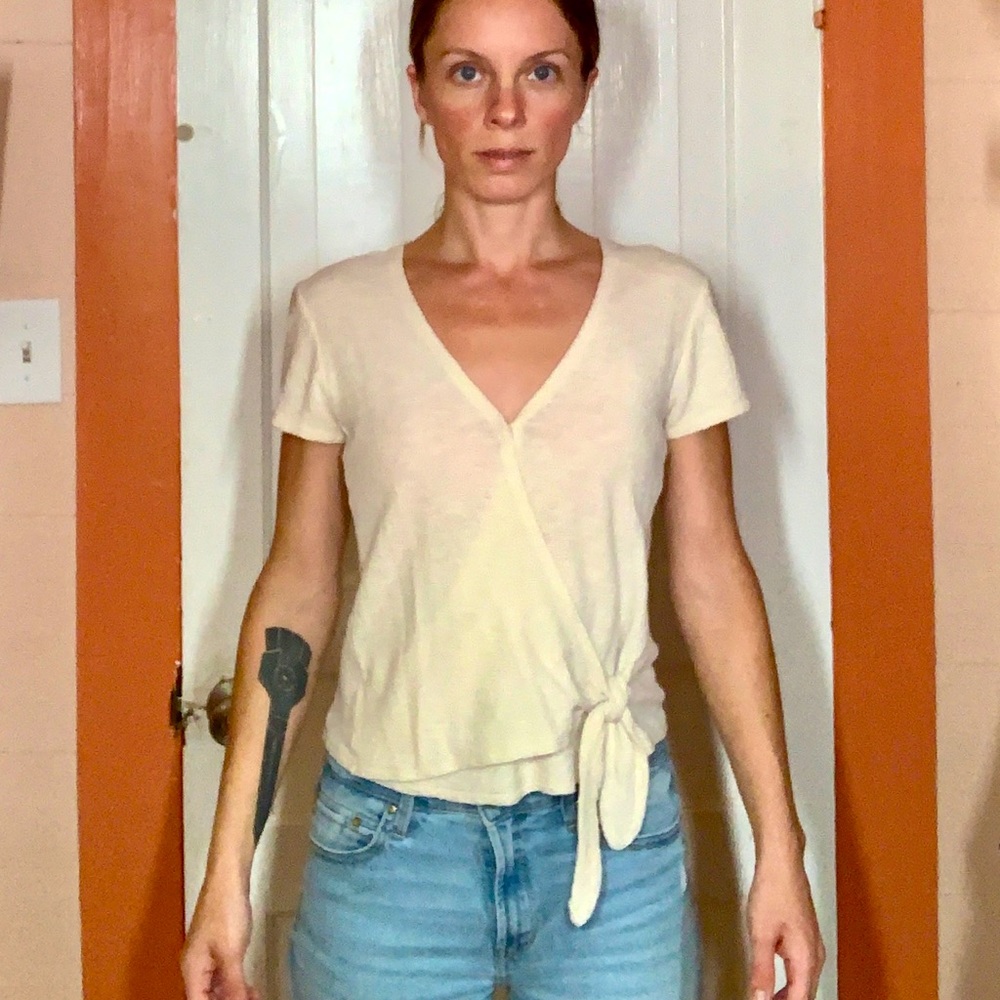 Cream Madewell Top